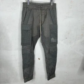 Rick Owens Edfu Grid Cargo Pants