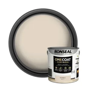 Ronseal One Coat Everywhere Matt Paint 2.5L Oatmeal