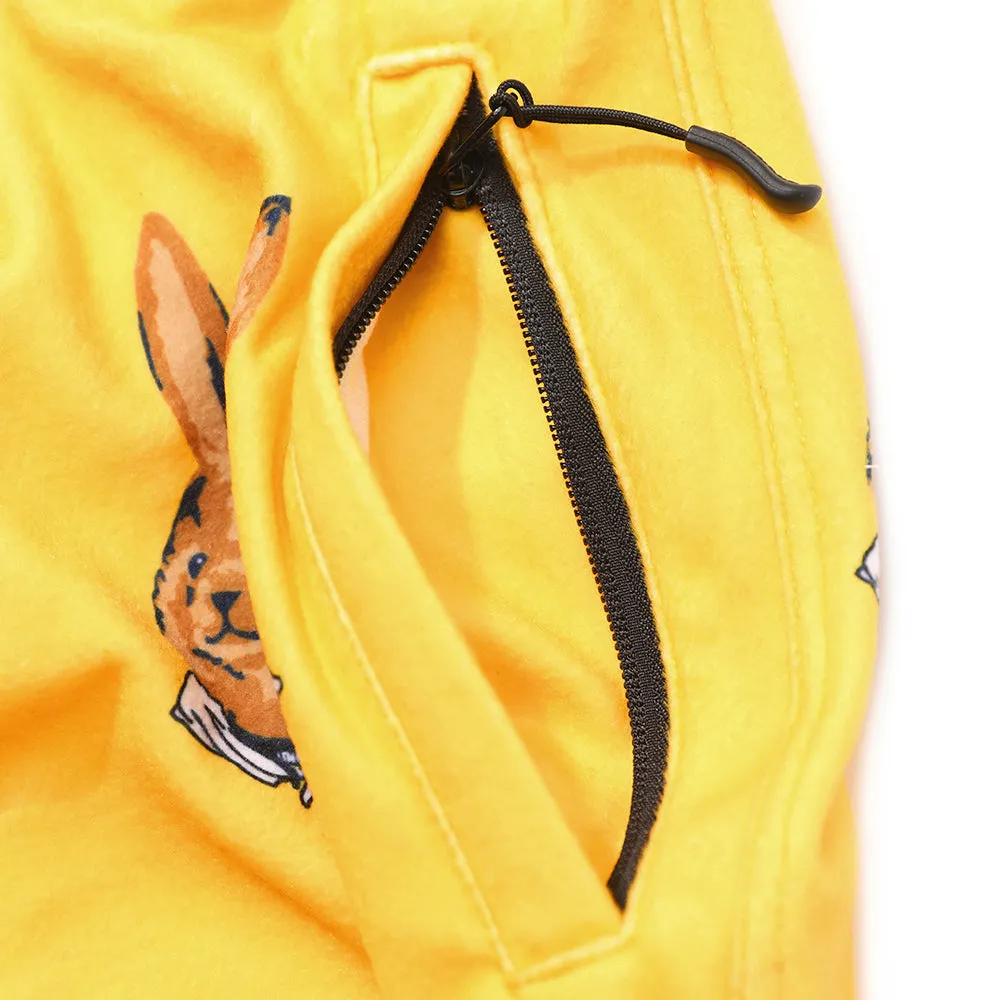 ROYAL FLEECE JOGGER PANTS BEAR RABBIT YELLOW