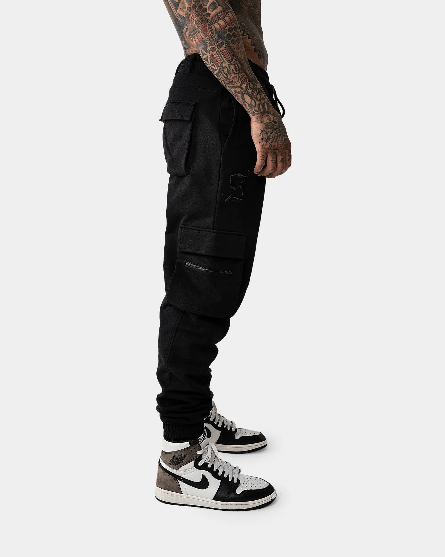 Saint Morta Espionage Military Trackpants Black