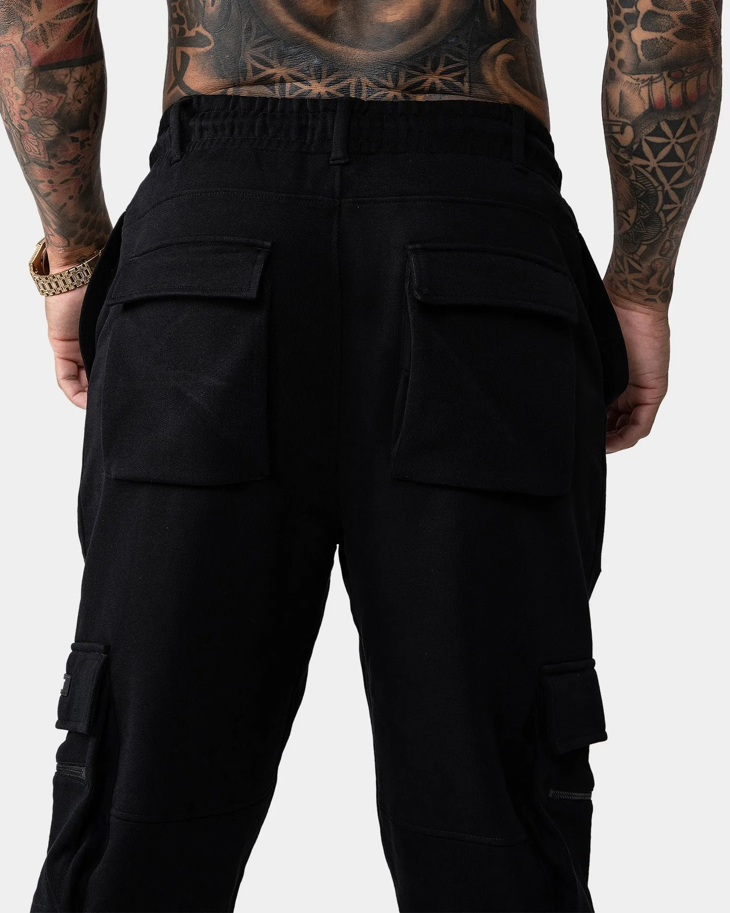 Saint Morta Espionage Military Trackpants Black