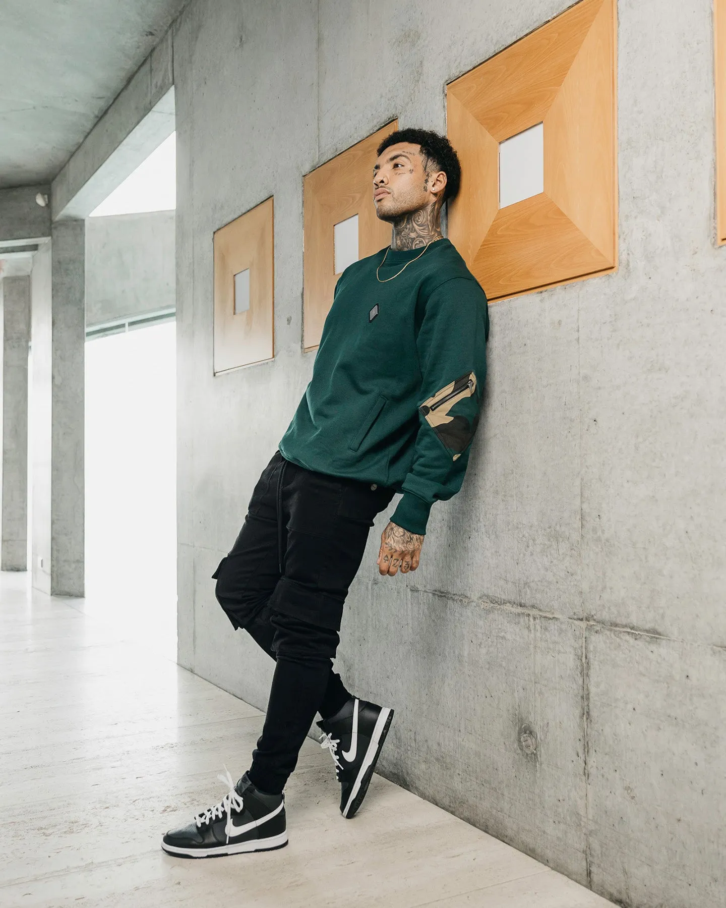 Saint Morta Syndicate Cargo Jogger Black/Black