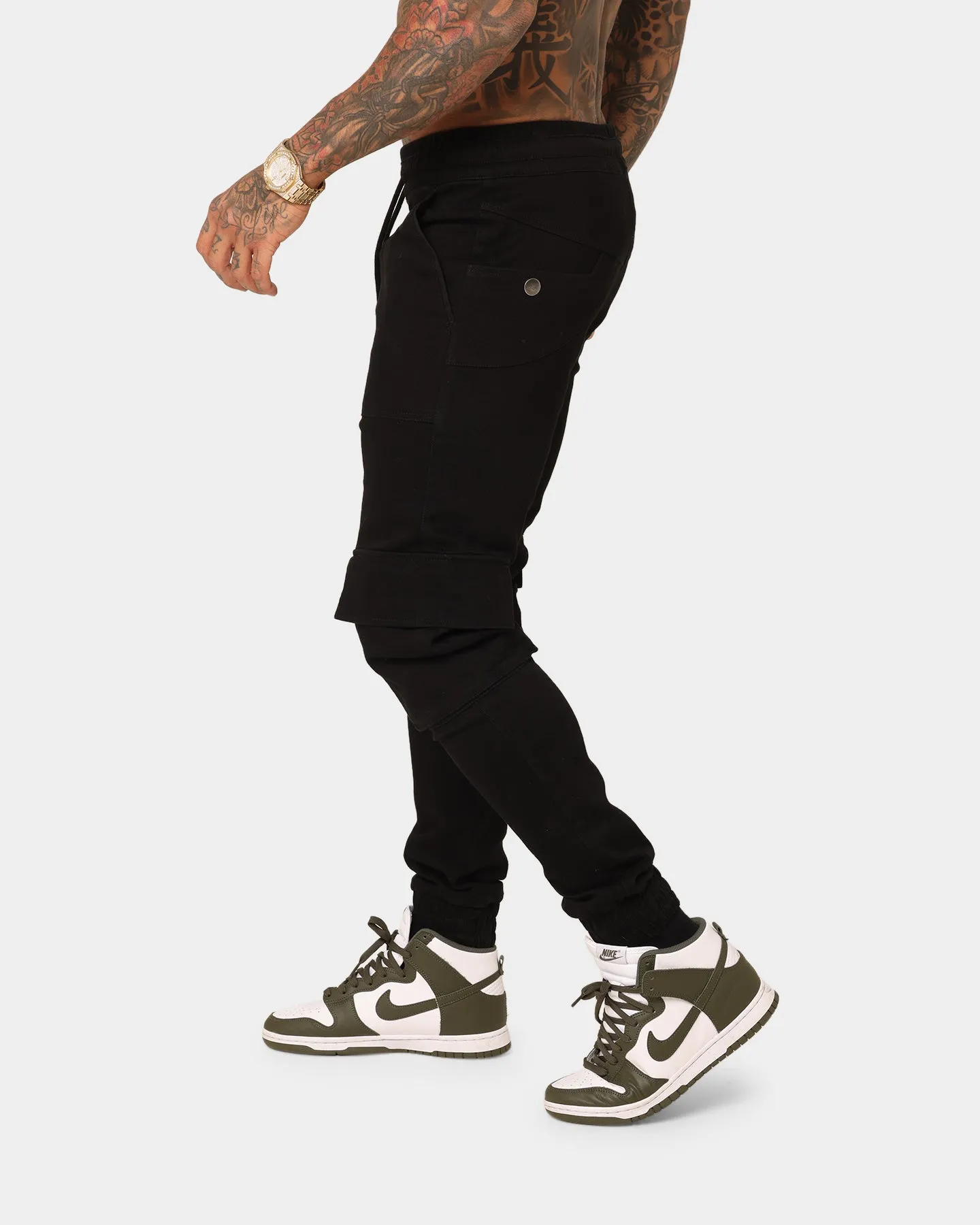 Saint Morta Syndicate Cargo Jogger Black/Black