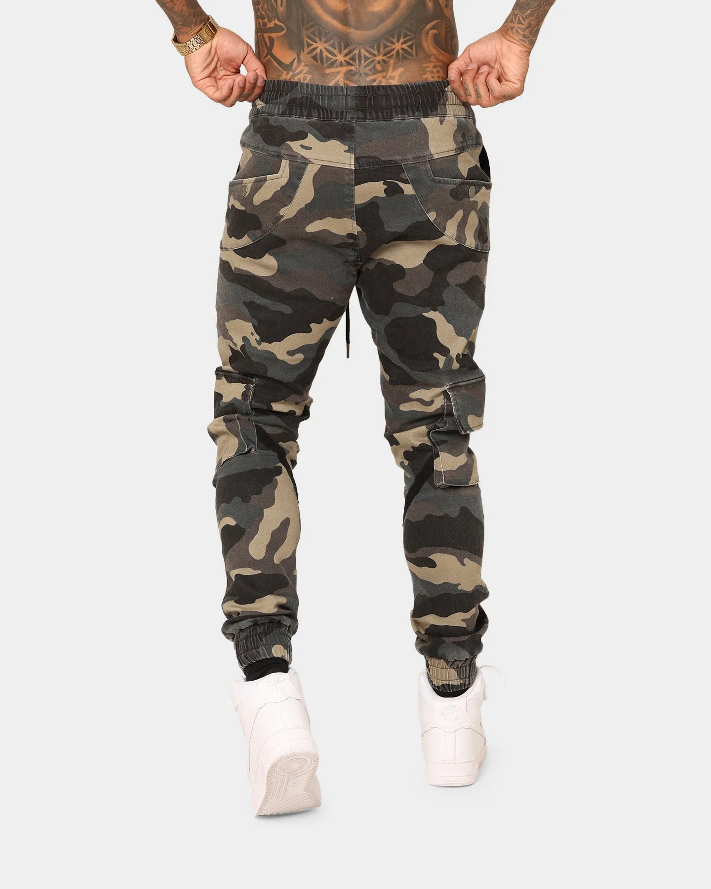 Saint Morta Syndicate Cargo Jogger Woodland Camo