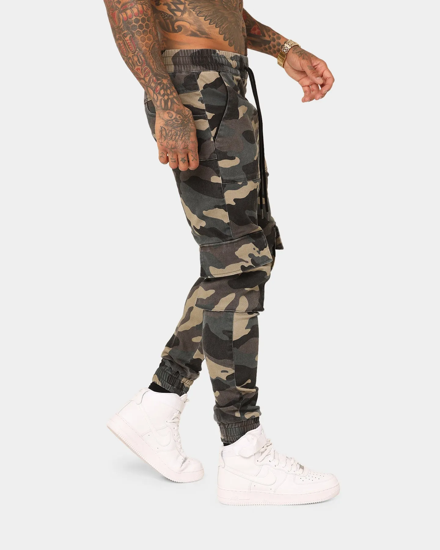 Saint Morta Syndicate Cargo Jogger Woodland Camo