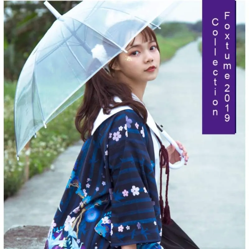 Sakura Paper Crane Kimono Cardigan