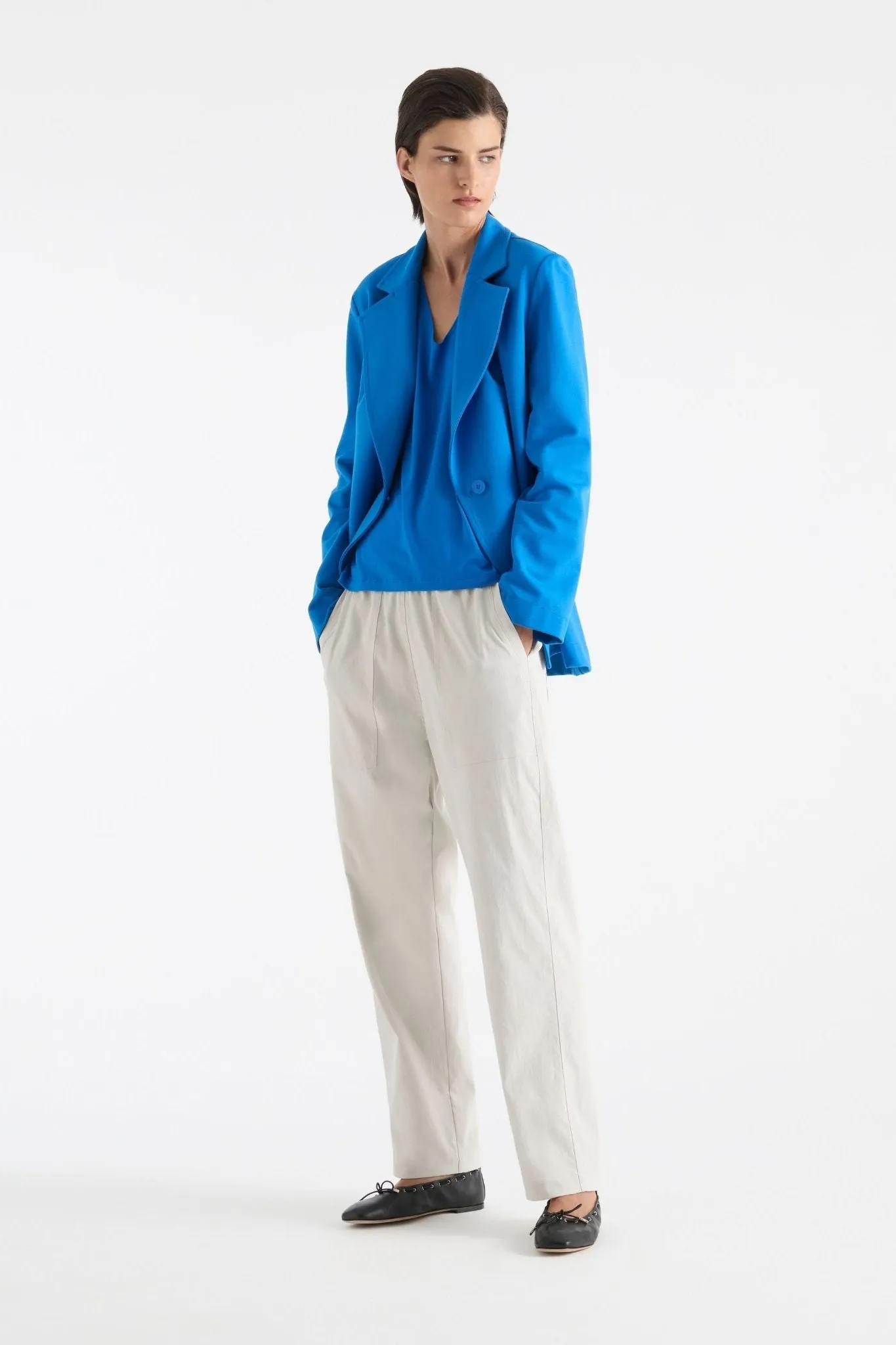 SHAPED BLAZER - F0954123