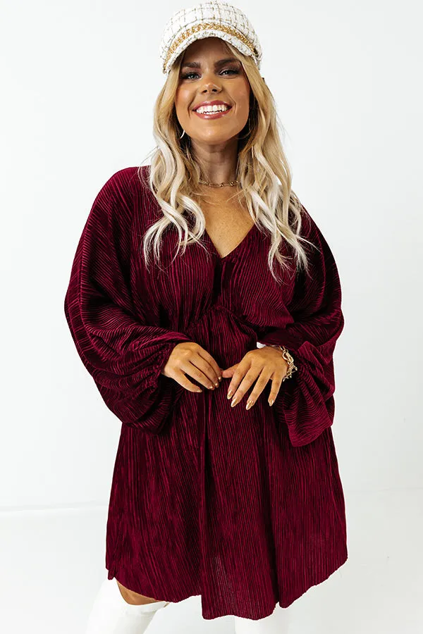 Shift Focus Velvet Dress Curves
