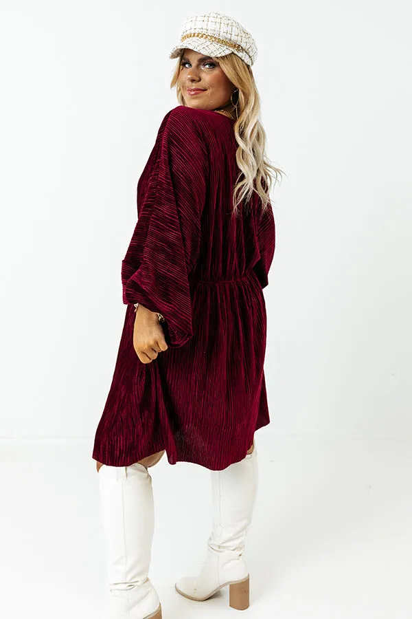 Shift Focus Velvet Dress Curves