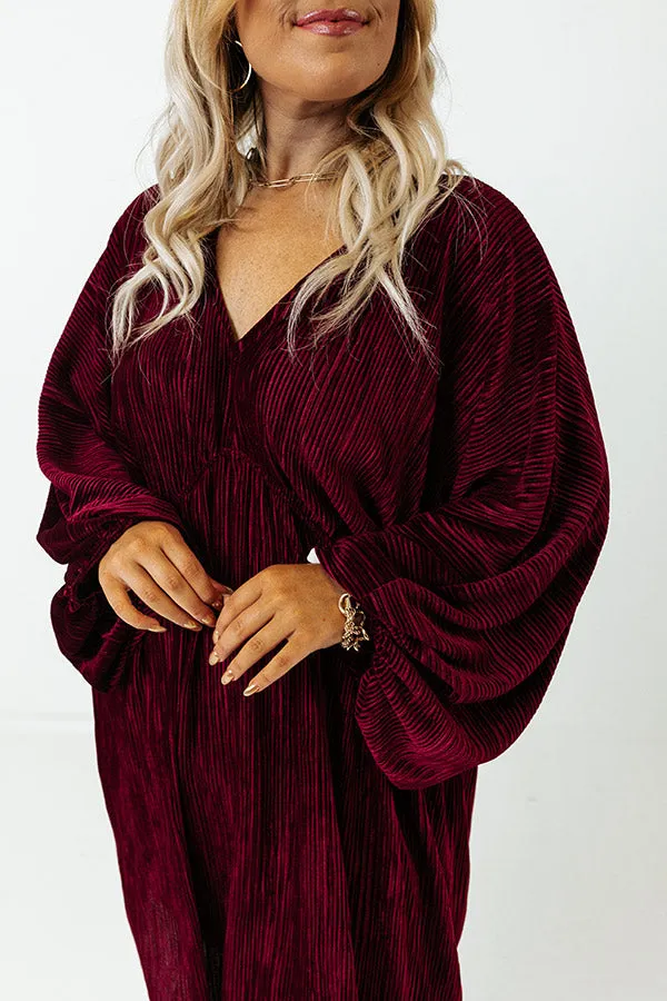 Shift Focus Velvet Dress Curves