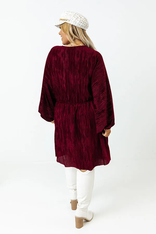 Shift Focus Velvet Dress Curves