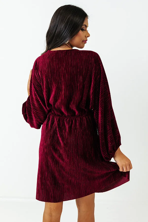 Shift Focus Velvet Dress