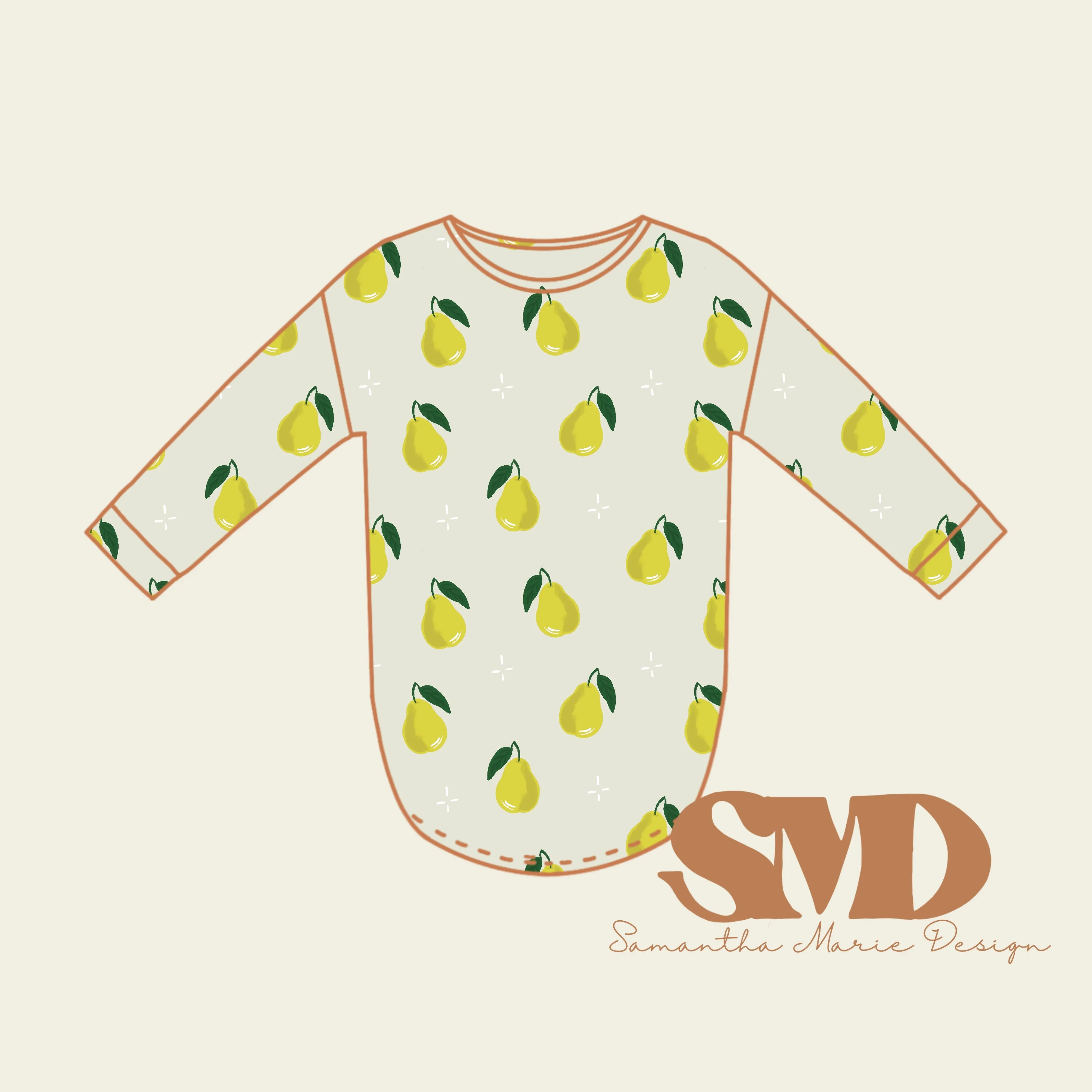 SMD Adult Harbor Top and Dress Pattern Mock-Up
