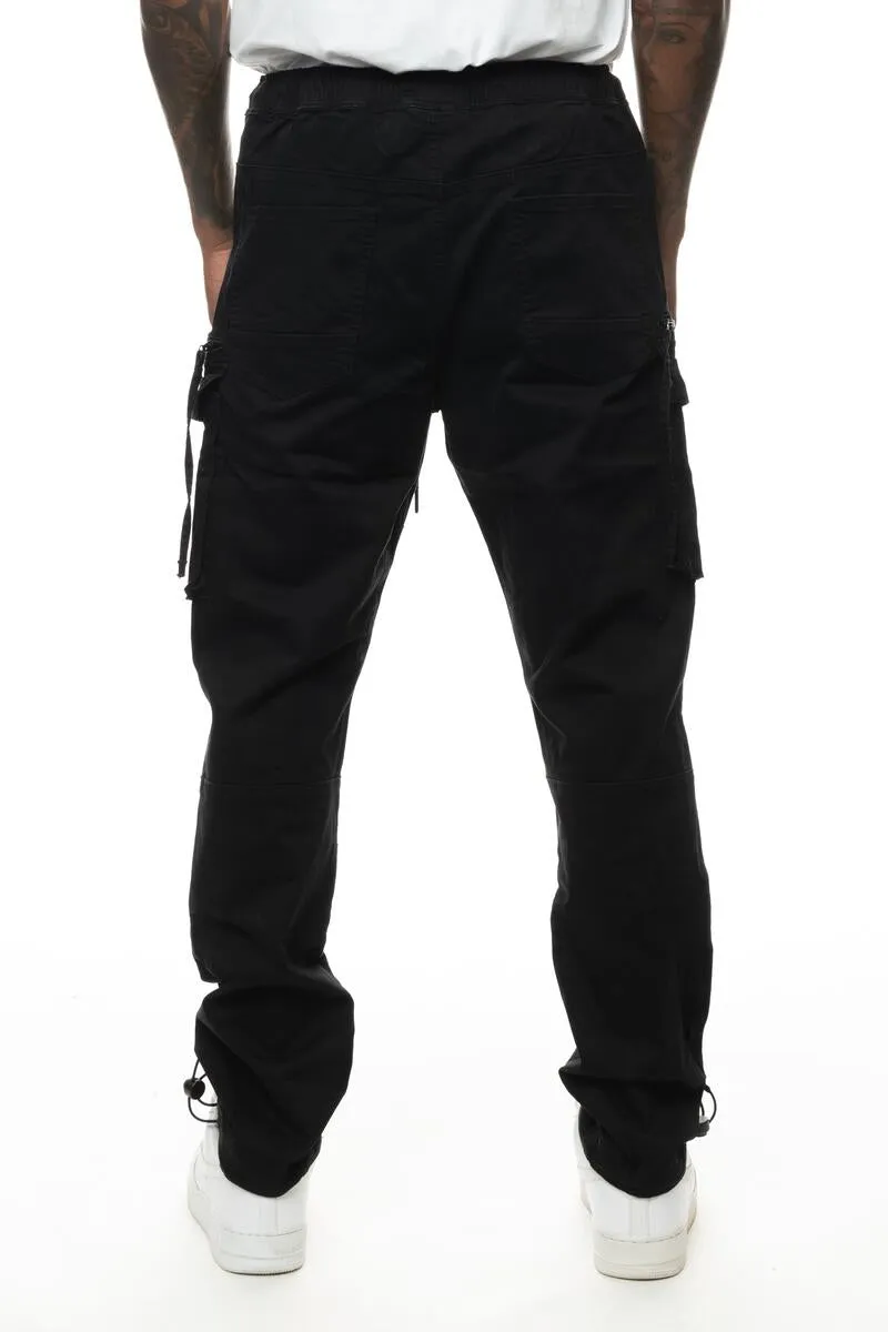 Smoke Rise Men's Utility Cargo Jogger Twill Pants