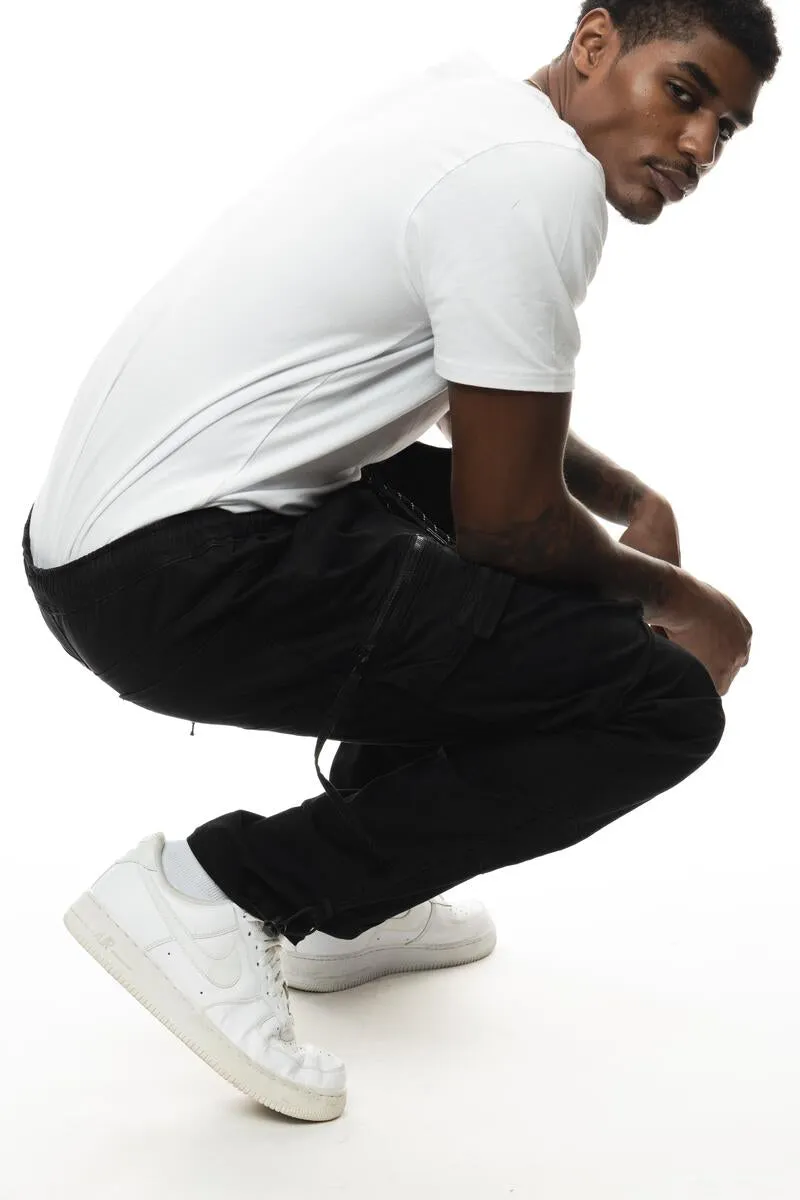 Smoke Rise Men's Utility Cargo Jogger Twill Pants