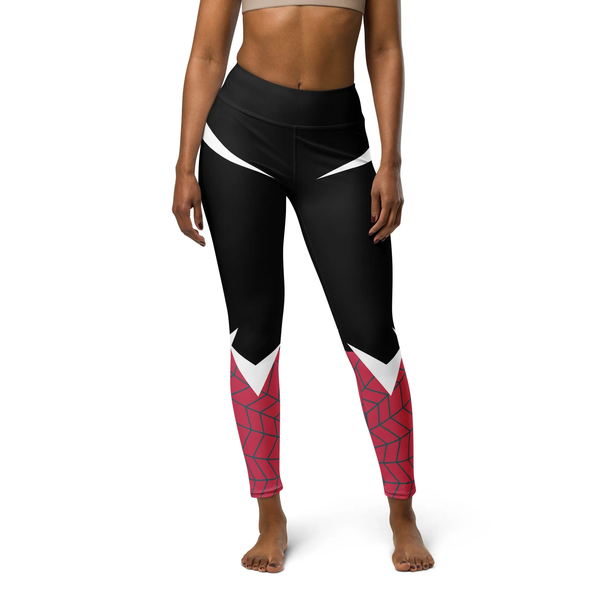 Spider Ghost Friend Yoga Leggings