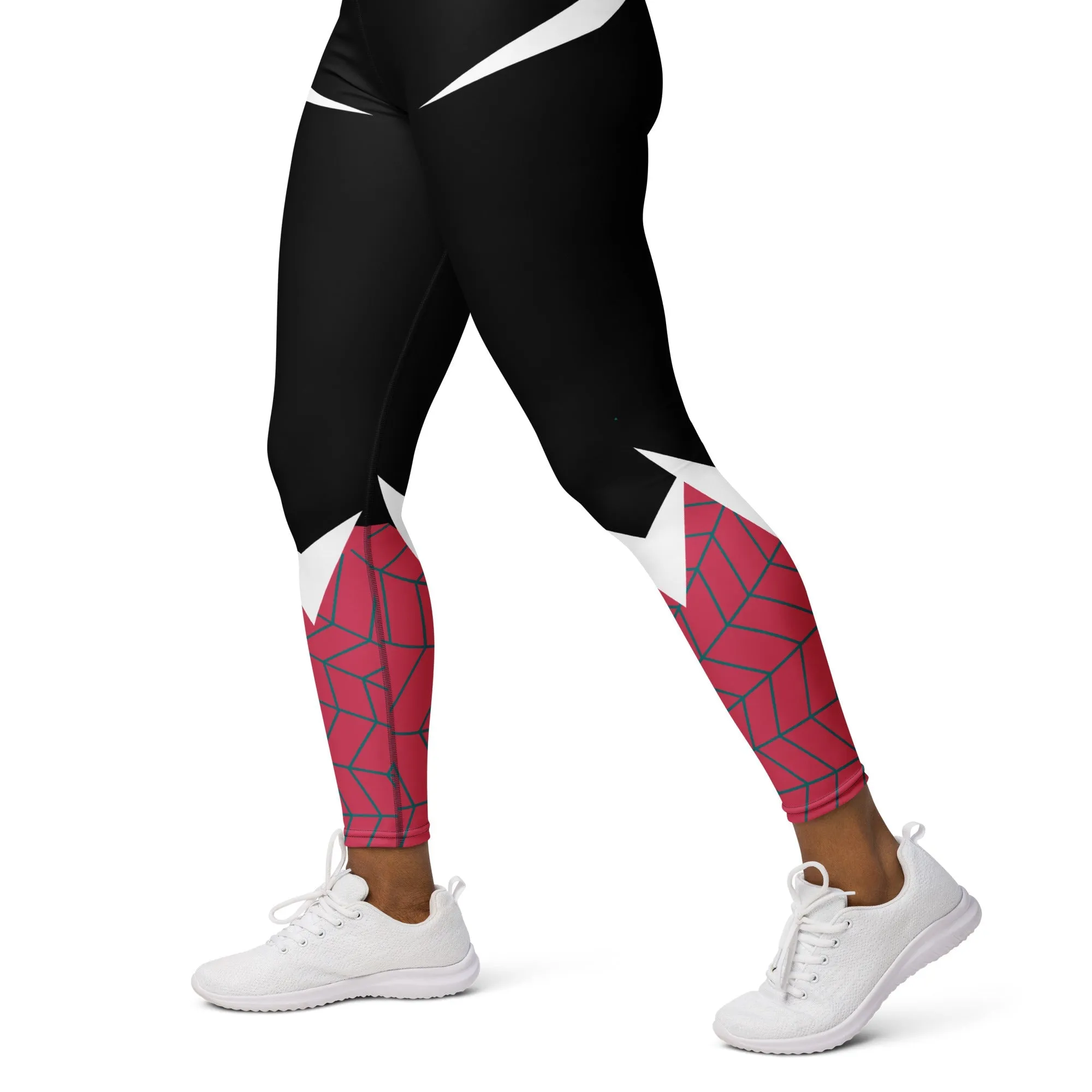 Spider Ghost Friend Yoga Leggings