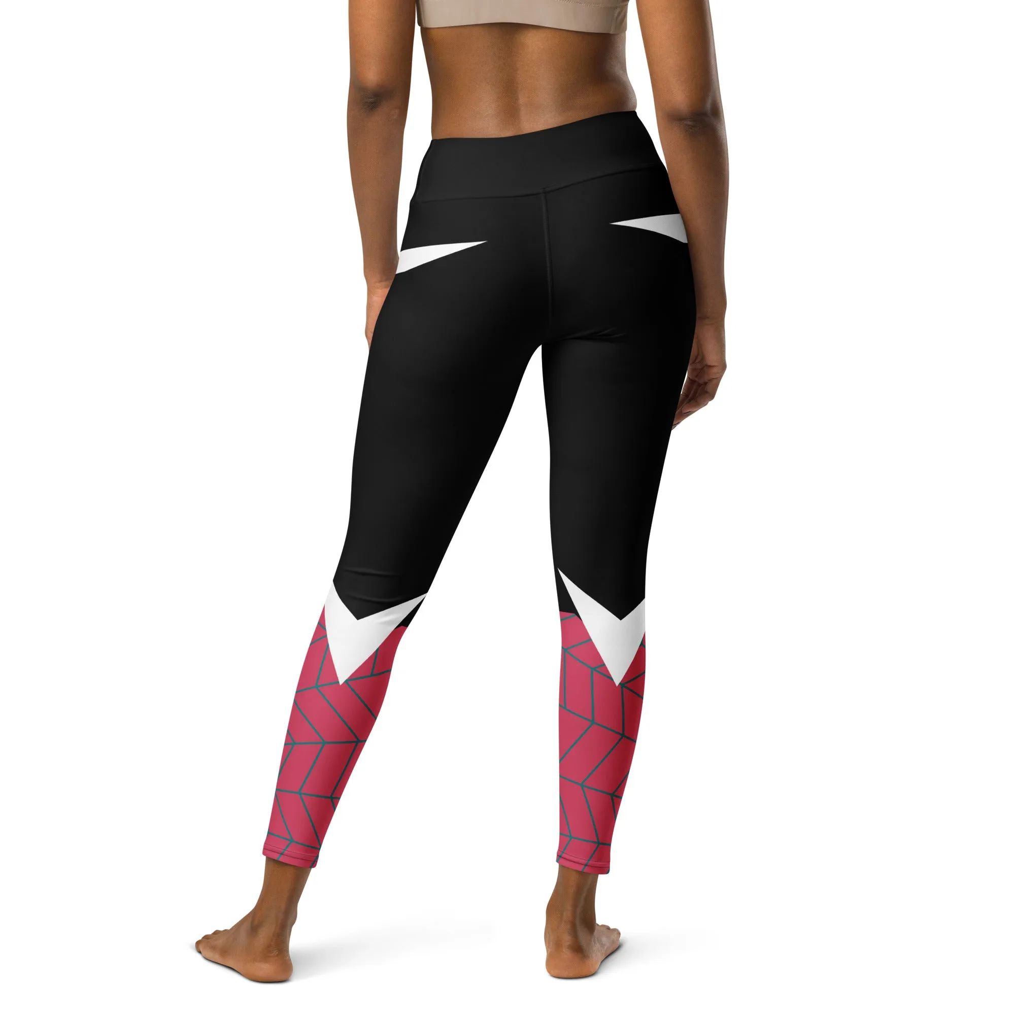 Spider Ghost Friend Yoga Leggings