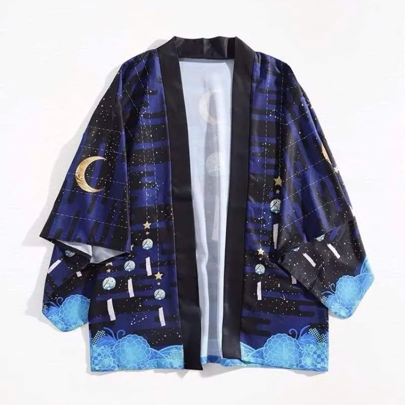 Starry Wind Chime Kimono Cardigan