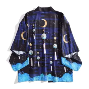 Starry Wind Chime Kimono Cardigan