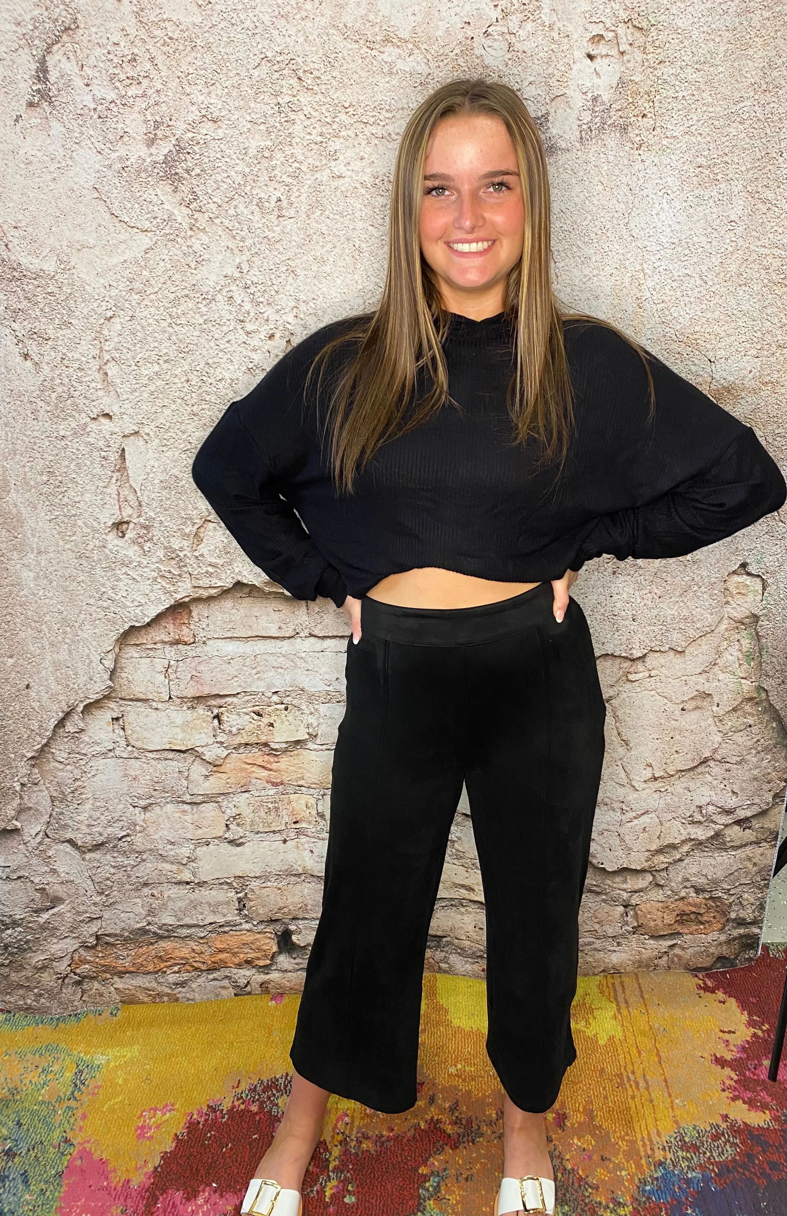 Suede Sparkle Pants