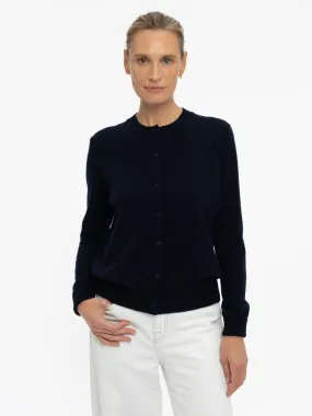 THE CROWN CARDIGAN | NAVY BLUE