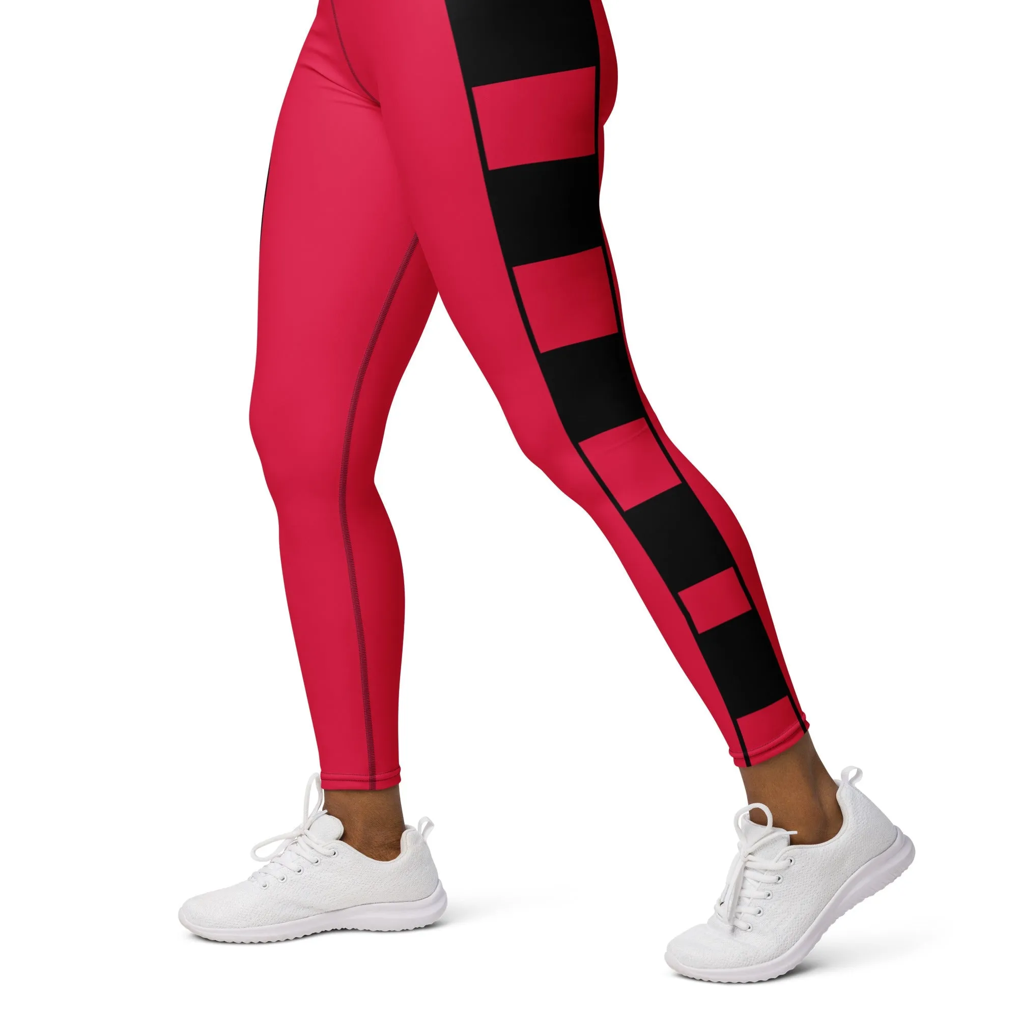 The Red Descendant Yoga Leggings