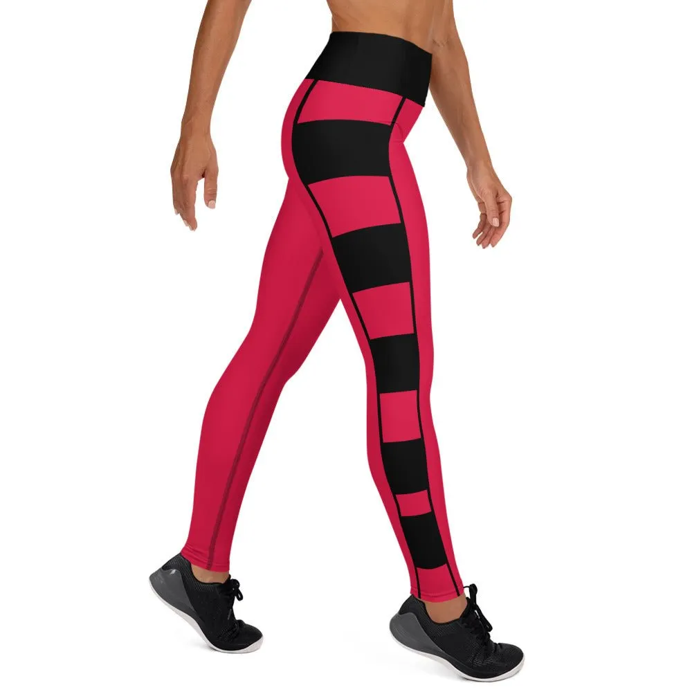 The Red Descendant Yoga Leggings