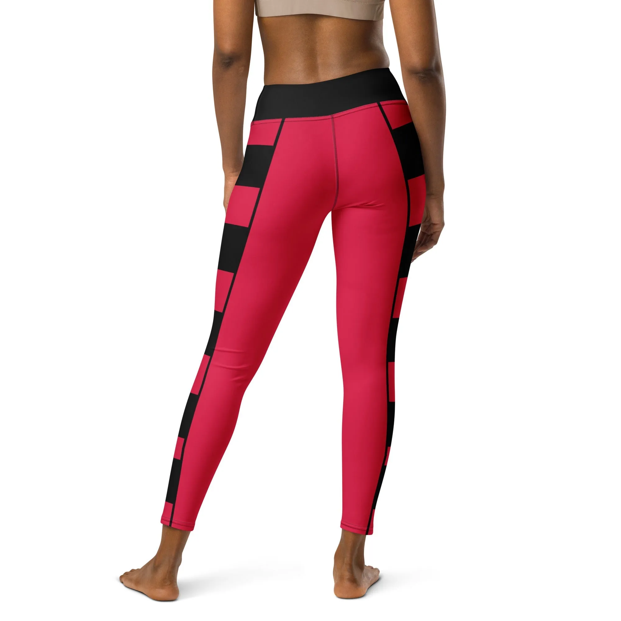 The Red Descendant Yoga Leggings
