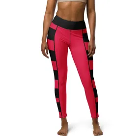 The Red Descendant Yoga Leggings