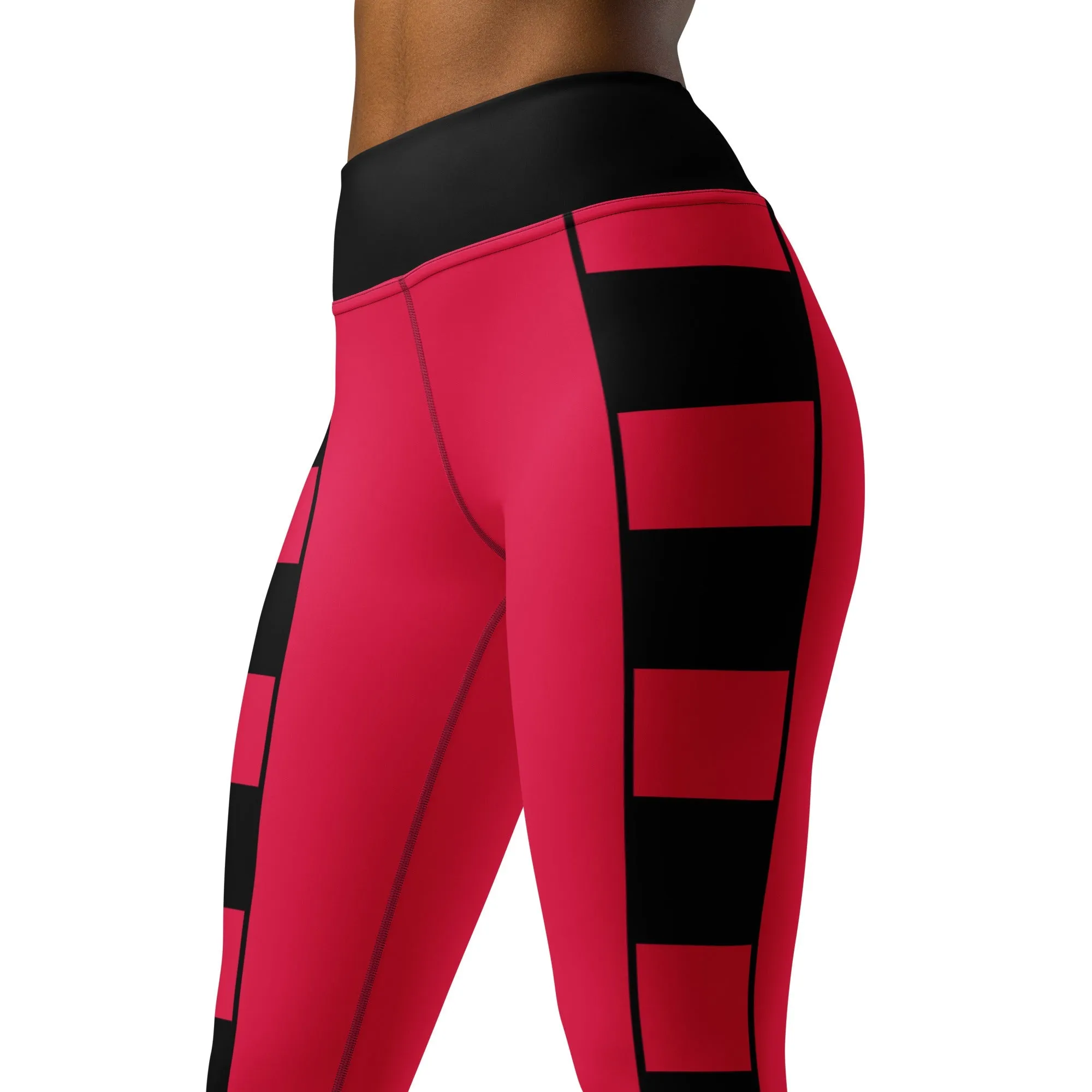 The Red Descendant Yoga Leggings