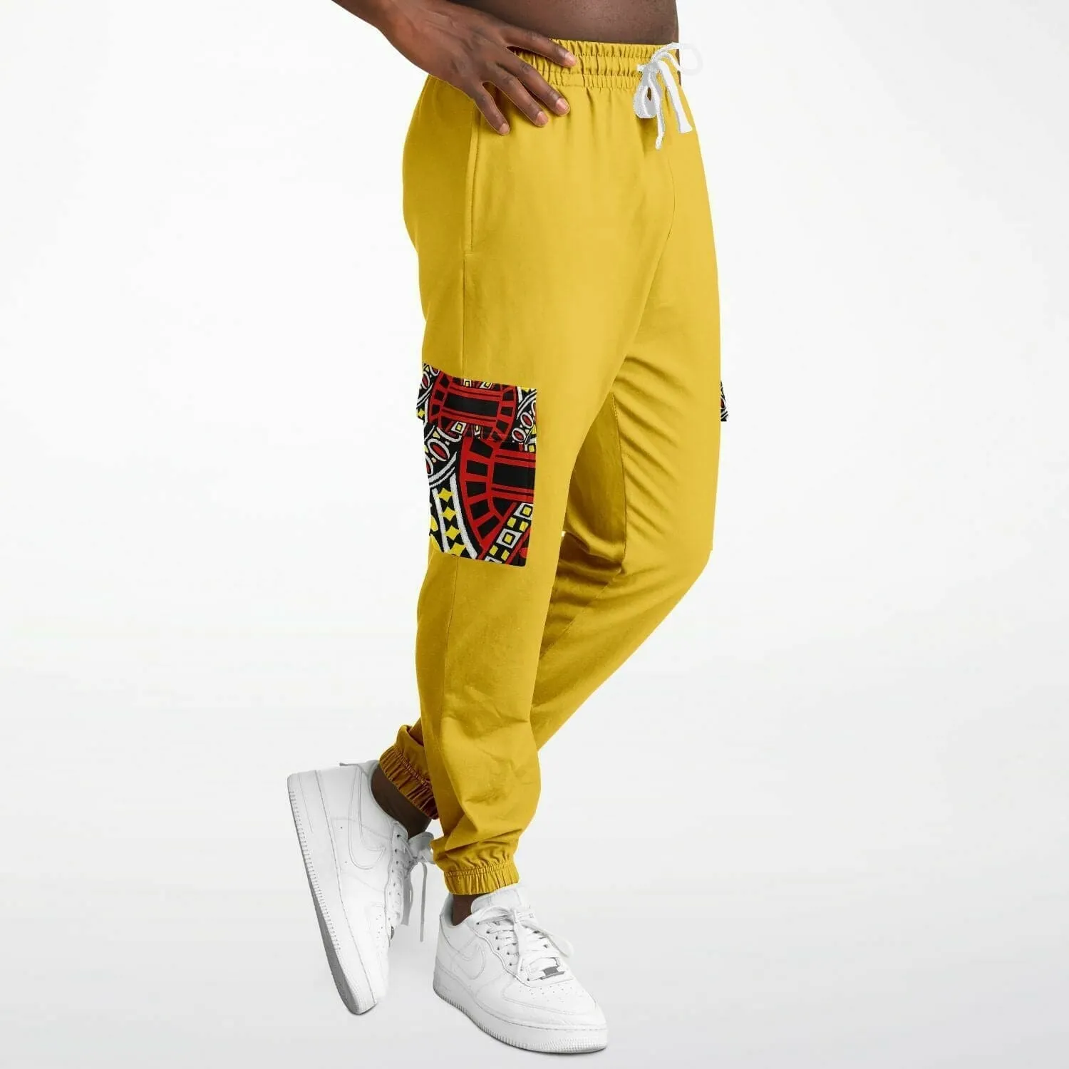 Top Deck Premium Unisex Cargo Sweatpants - Mustard
