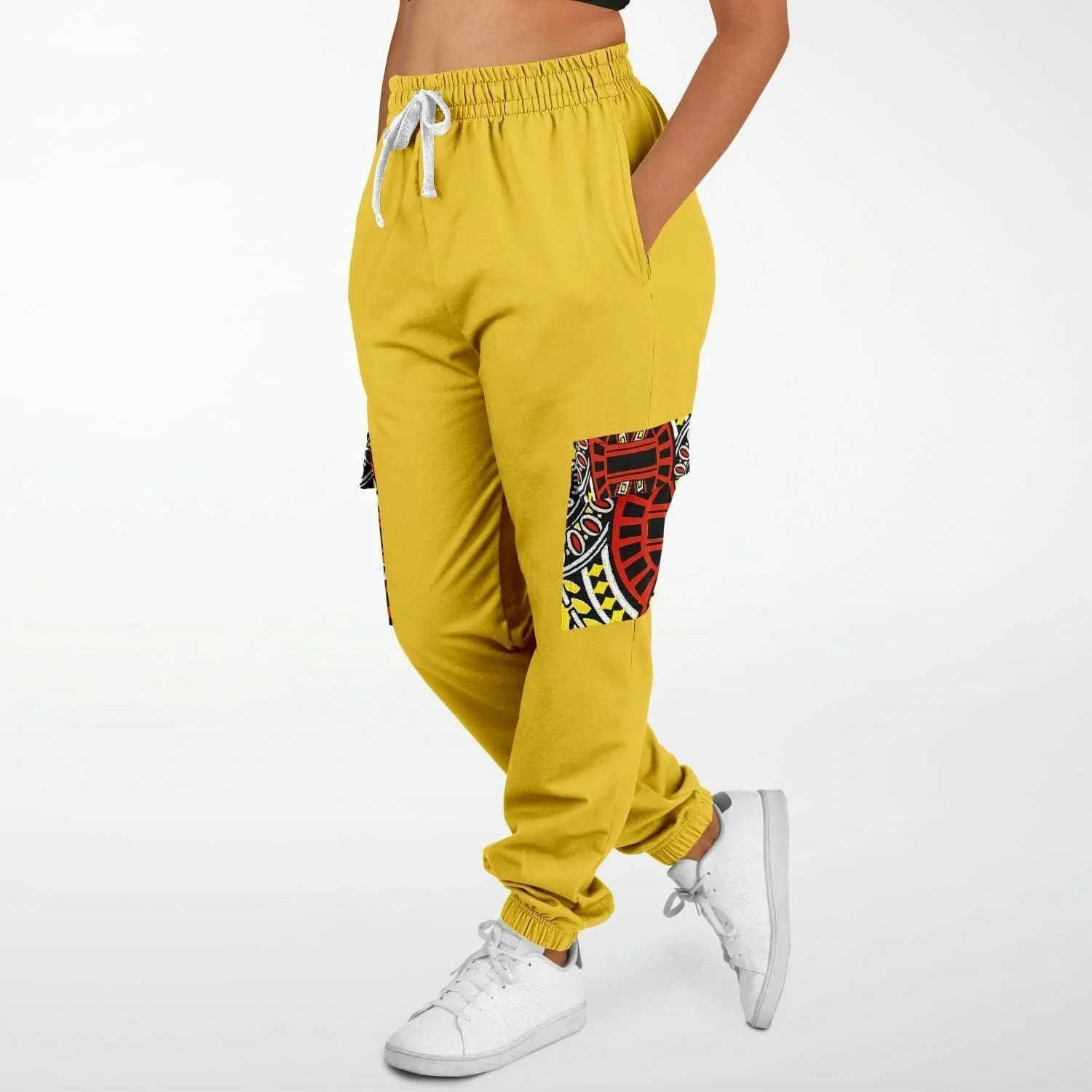 Top Deck Premium Unisex Cargo Sweatpants - Mustard