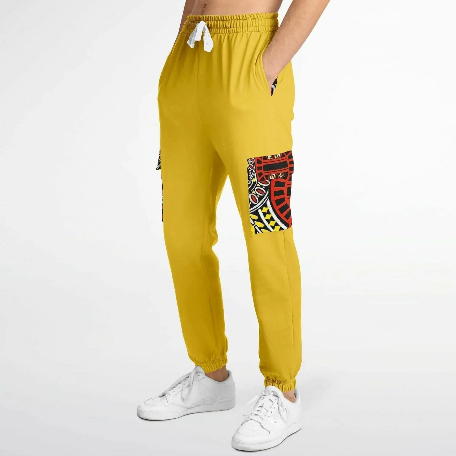 Top Deck Premium Unisex Cargo Sweatpants - Mustard