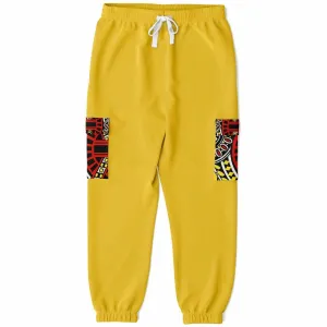 Top Deck Premium Unisex Cargo Sweatpants - Mustard