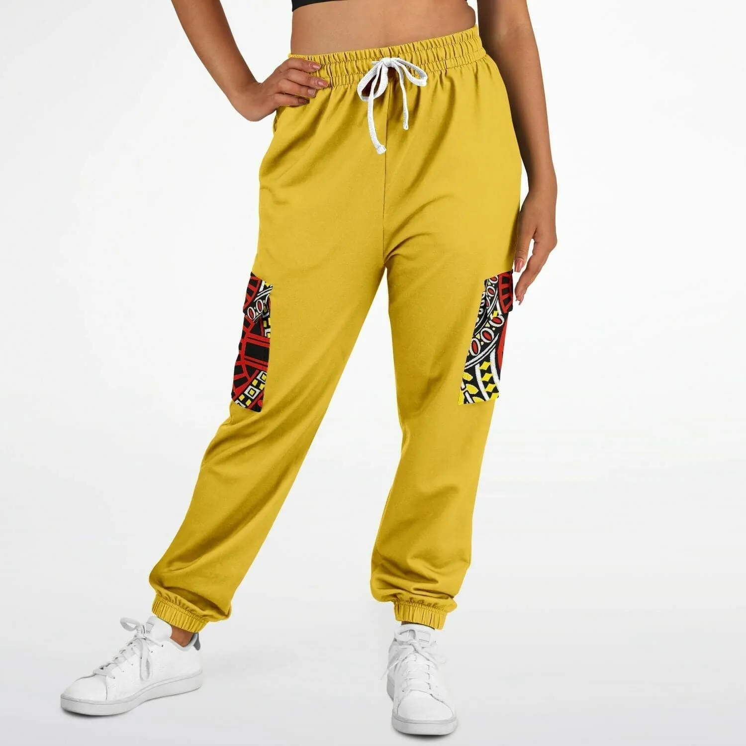Top Deck Premium Unisex Cargo Sweatpants - Mustard