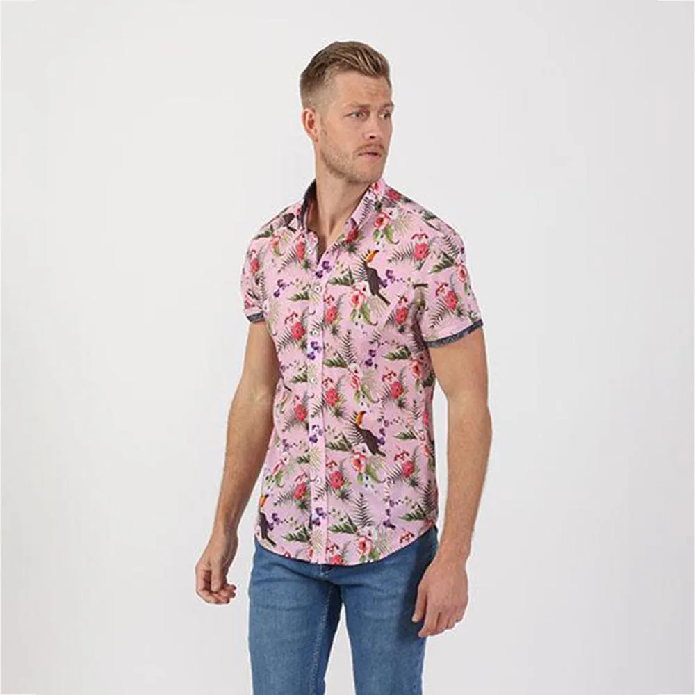 Tropical Pink Short Sleeve Shirt