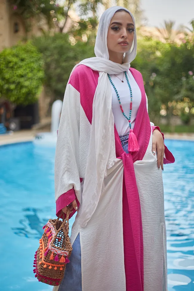 Two Colored Long Cardigan