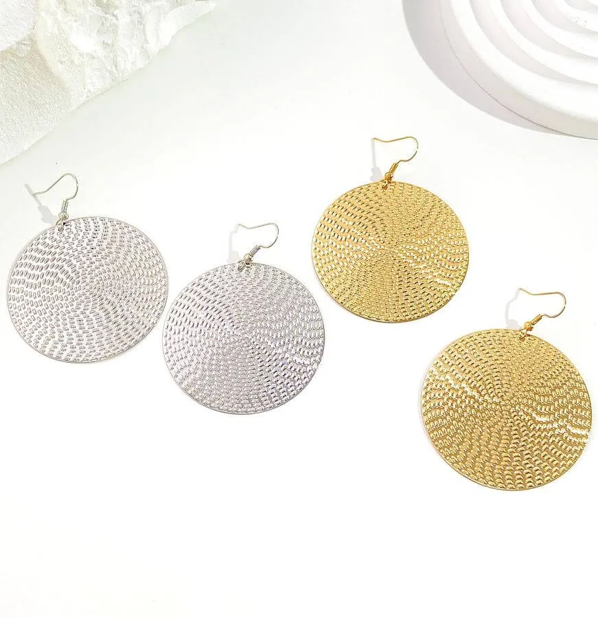 Urban Elegance 14K Plated Drop Earrings