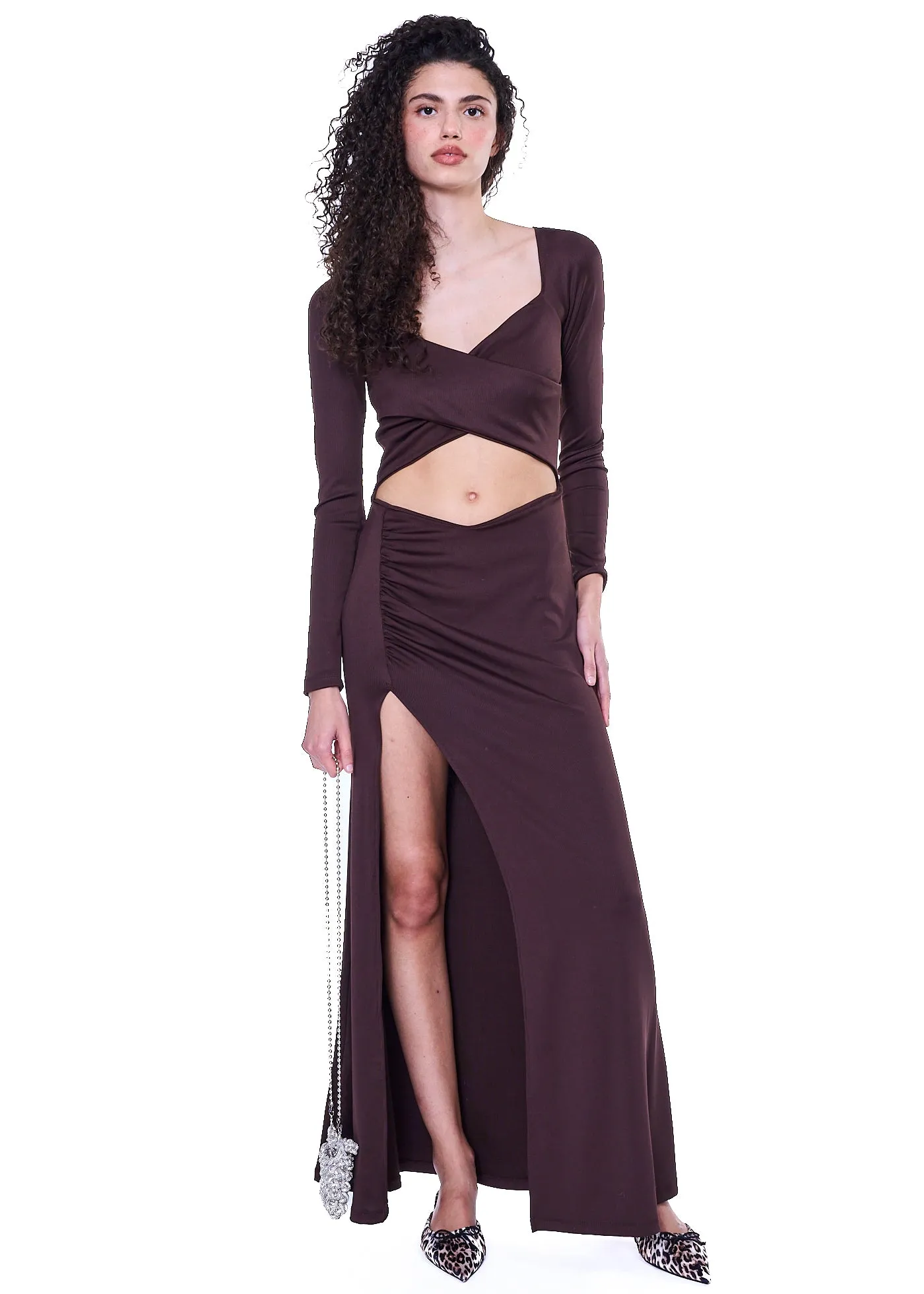 VIAVIA The Hailey Column Maxi Dress