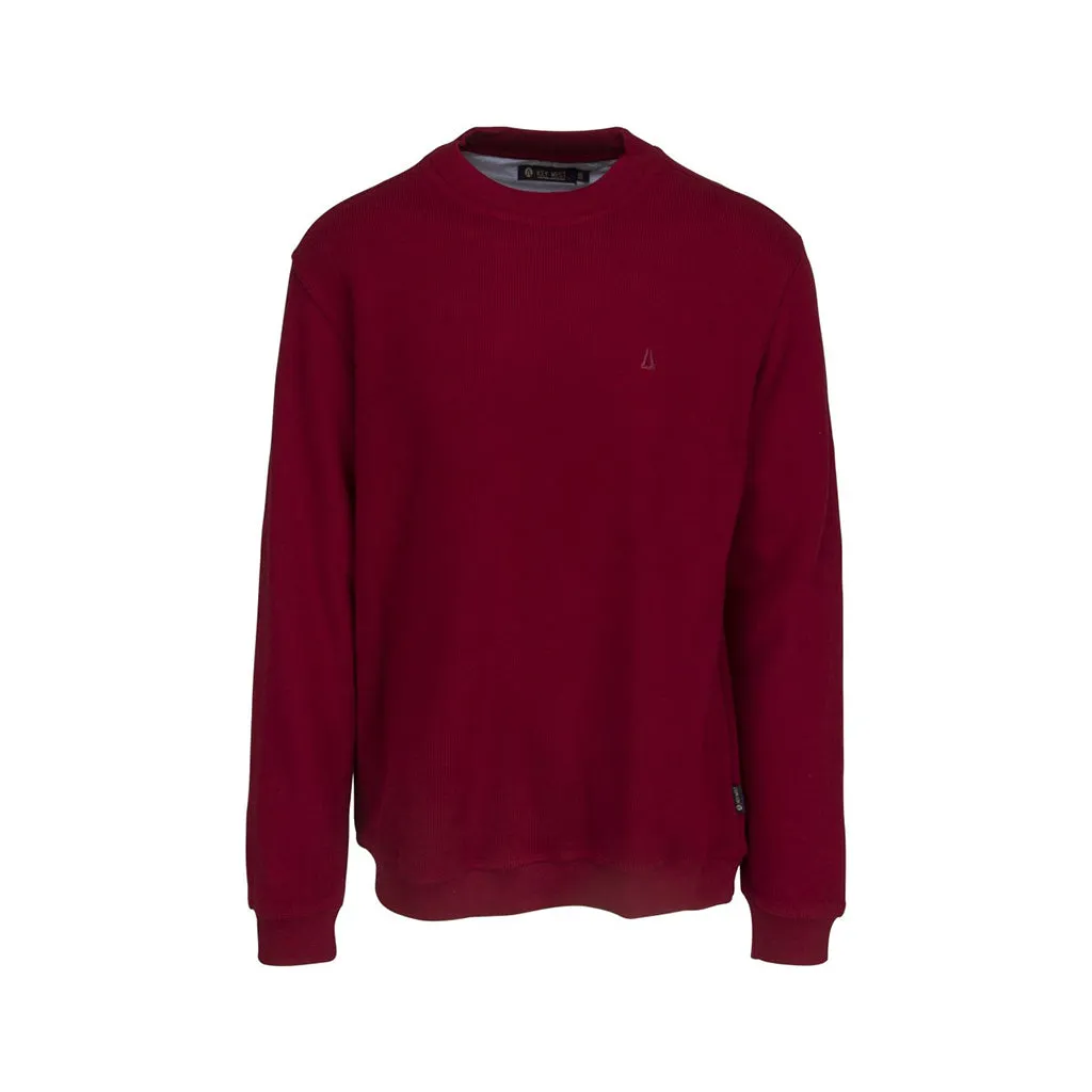 Winston Long Sleeve Sweatshirt - Dark Red