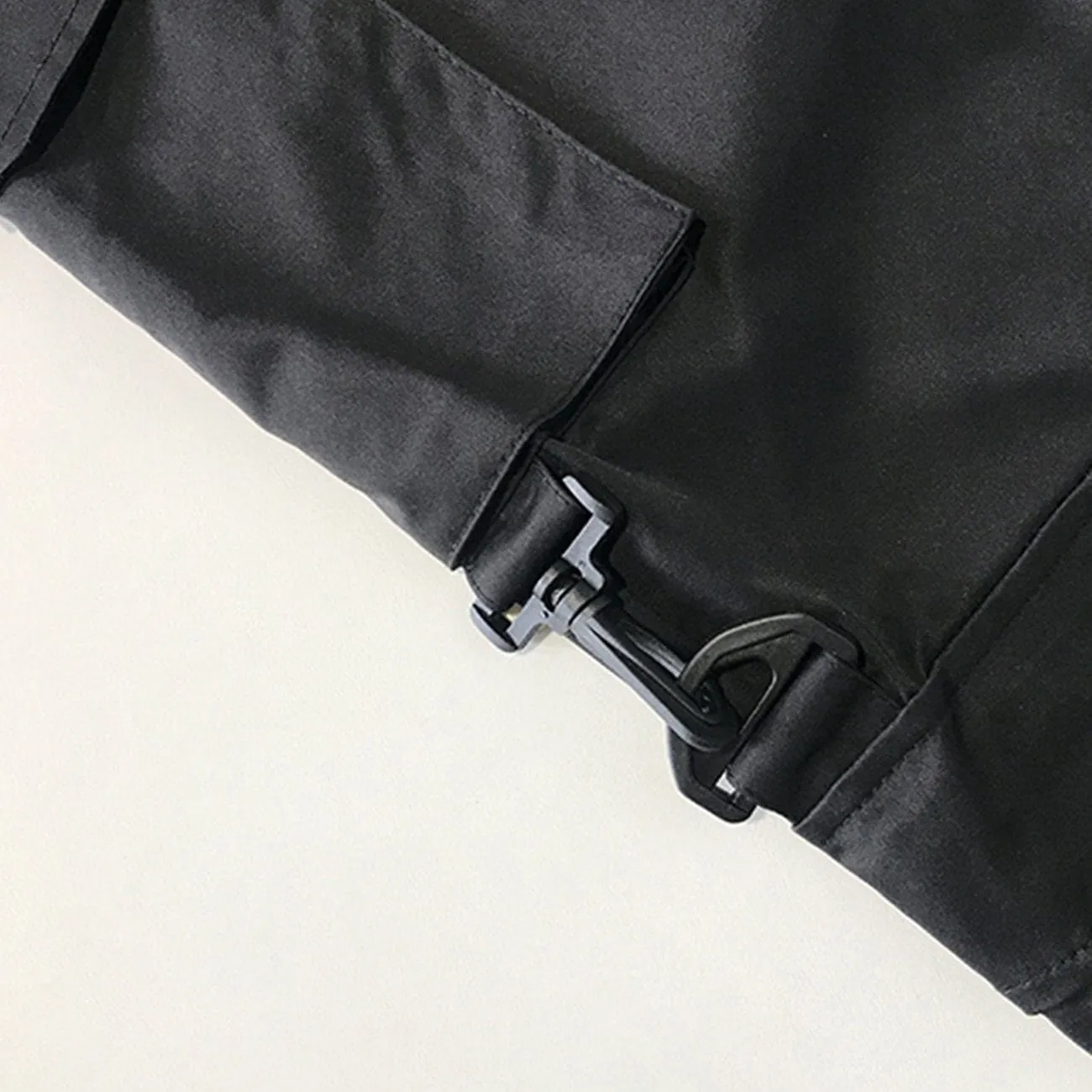 WLS Black Personalized Belt Cargo Pants