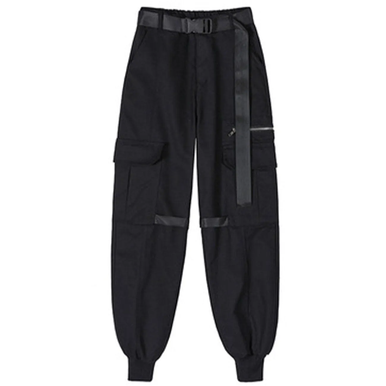 WLS Dark Personalized Belt Ribbons Cargo Pants