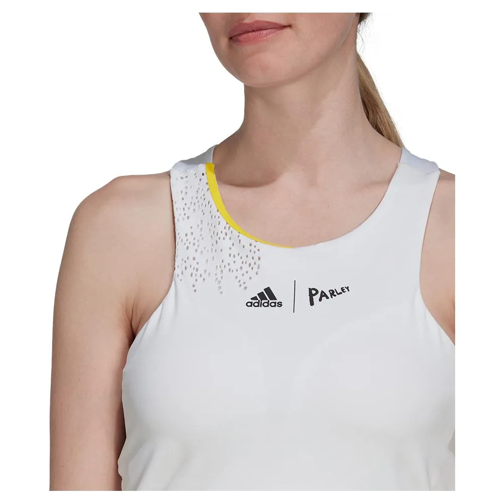 Women's London Y-Back Tennis Dress White