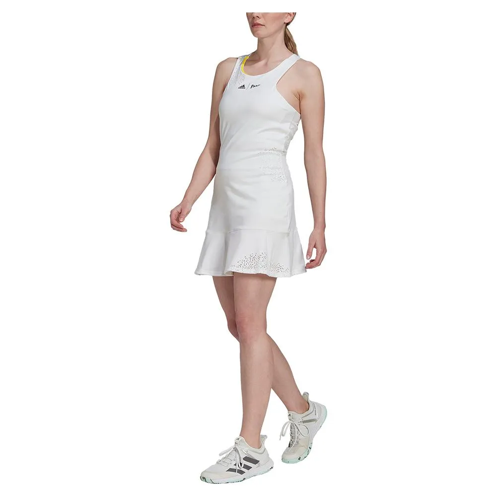 Women's London Y-Back Tennis Dress White
