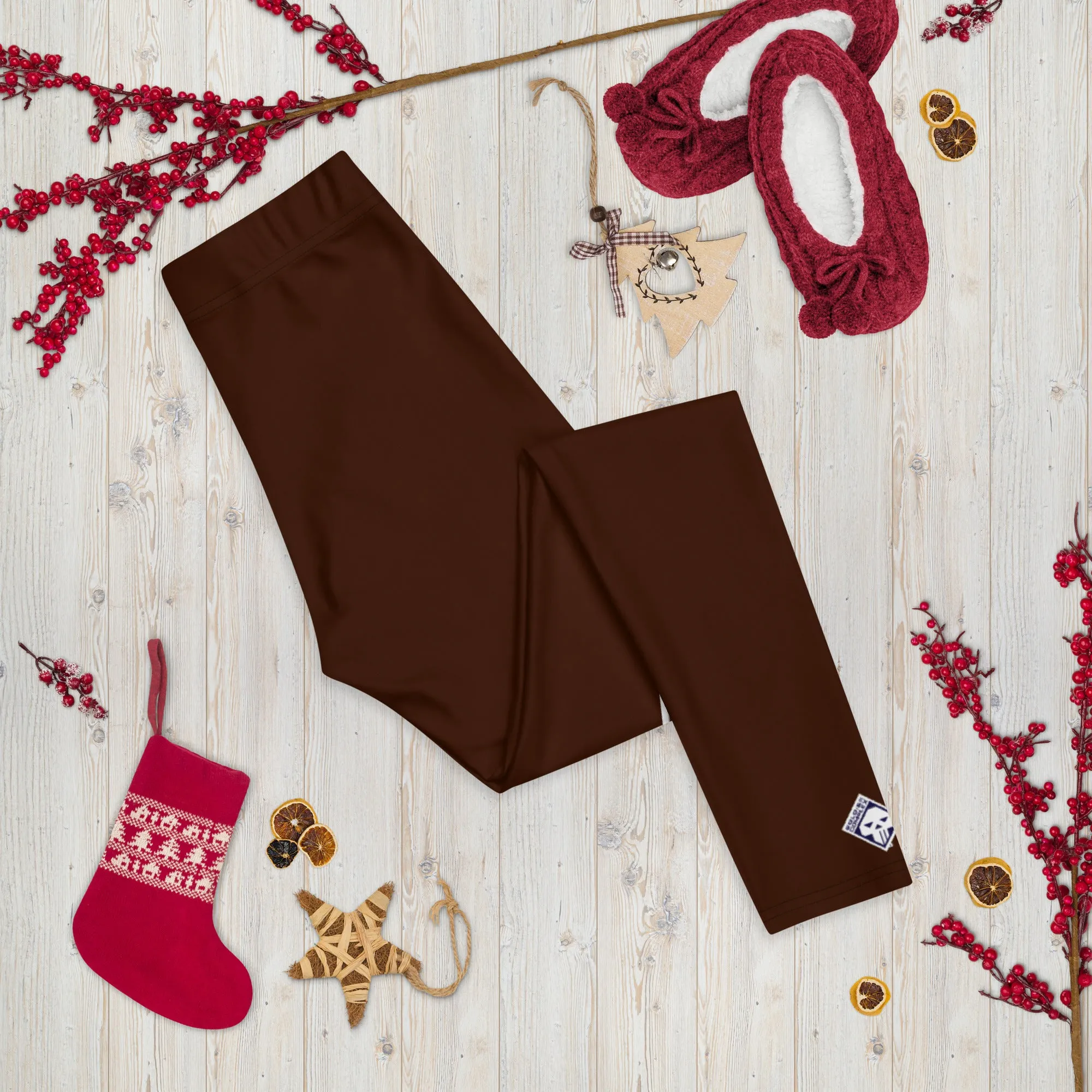 Women's Yoga Pants Workout Leggings For Jiu Jitsu 006 - Chocolate