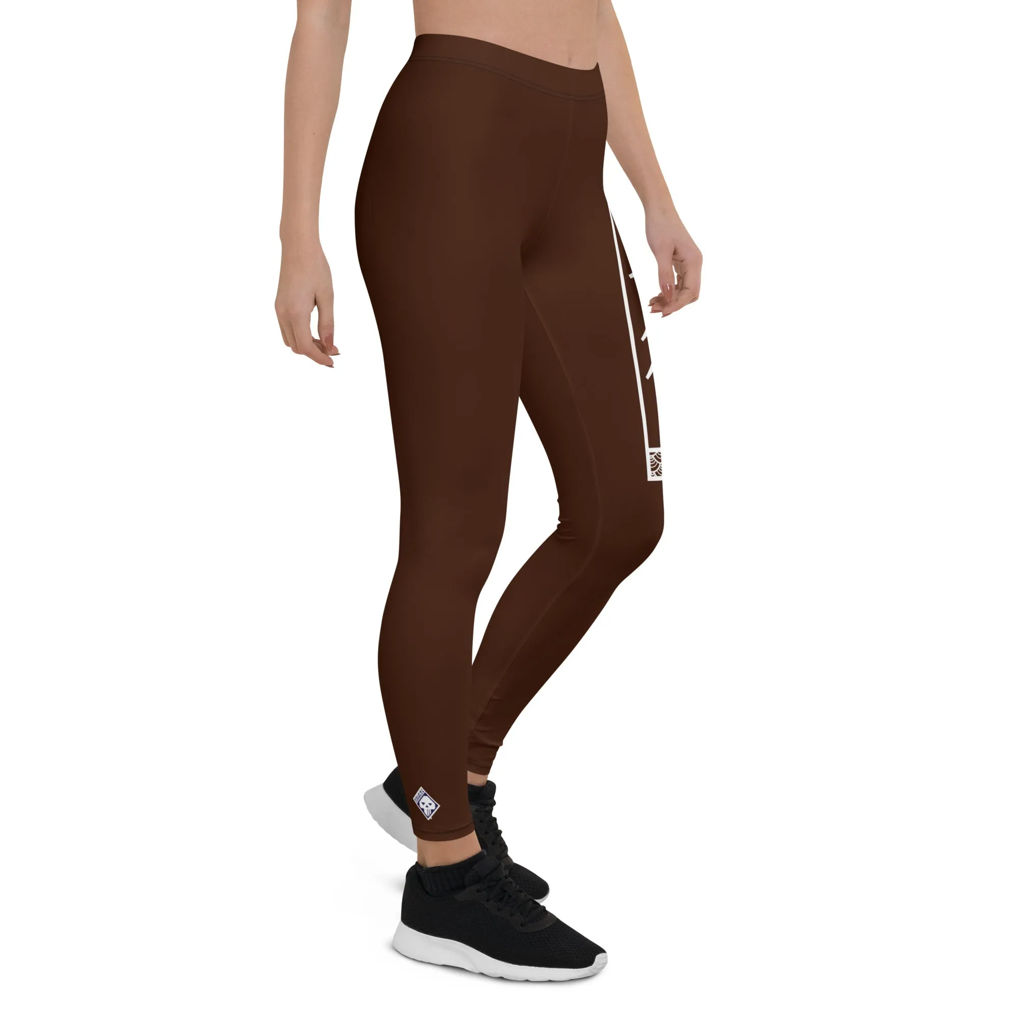 Women's Yoga Pants Workout Leggings For Jiu Jitsu 006 - Chocolate