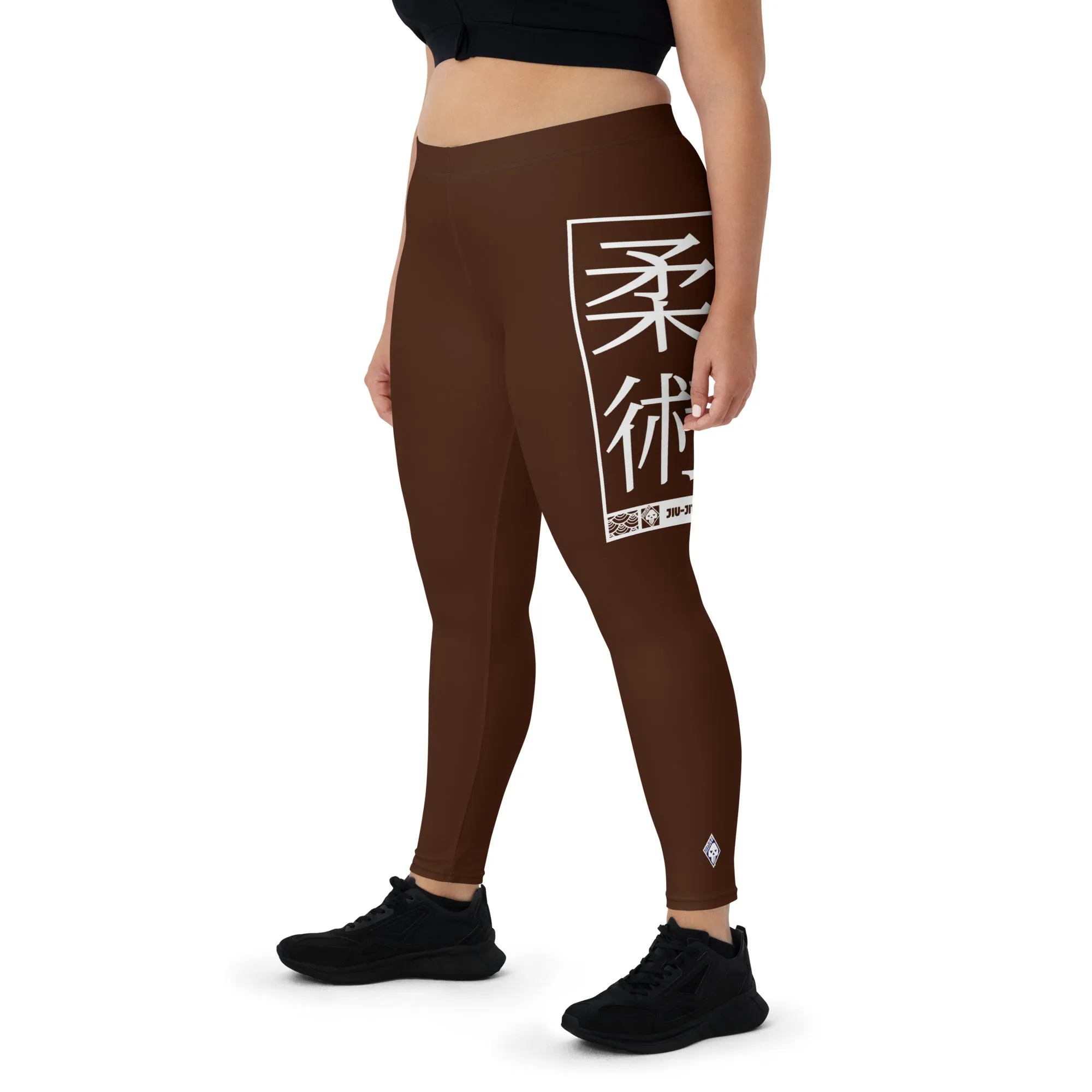 Women's Yoga Pants Workout Leggings For Jiu Jitsu 006 - Chocolate