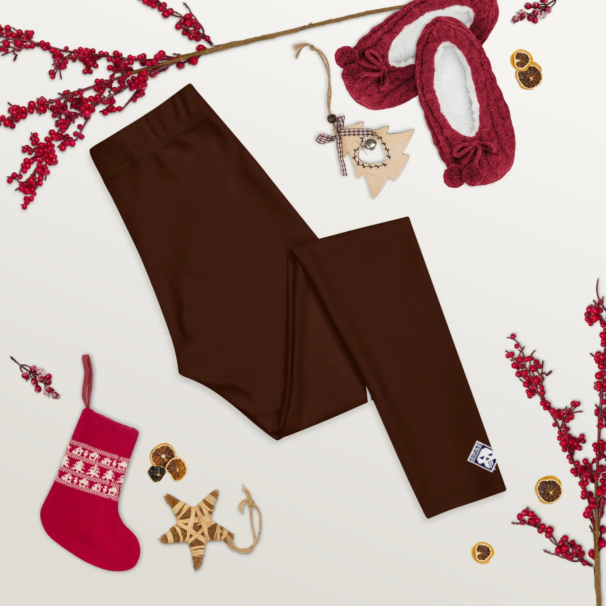 Women's Yoga Pants Workout Leggings For Jiu Jitsu 006 - Chocolate