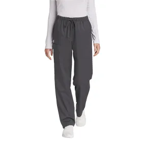 WonderWink® Women’s WorkFlex™ Mock Wrap Cargo Pants - Pewter